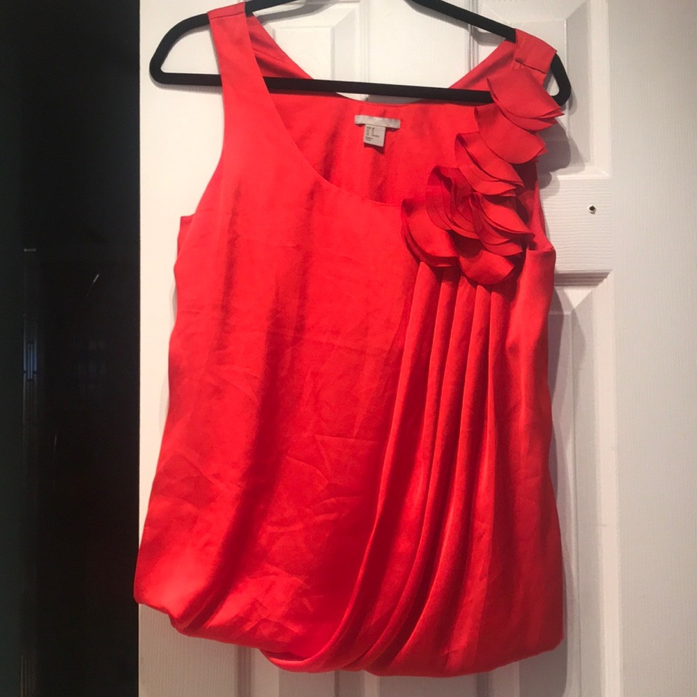Red blouse